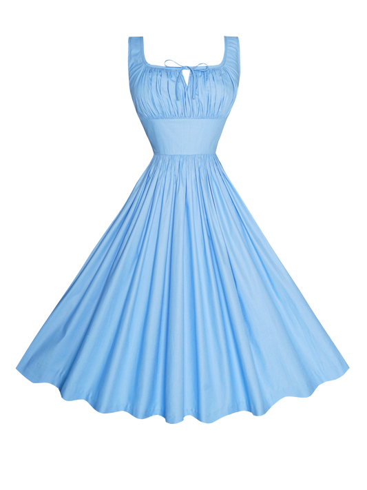 MTO - Michelle Dress Cinderella Blue Cotton
