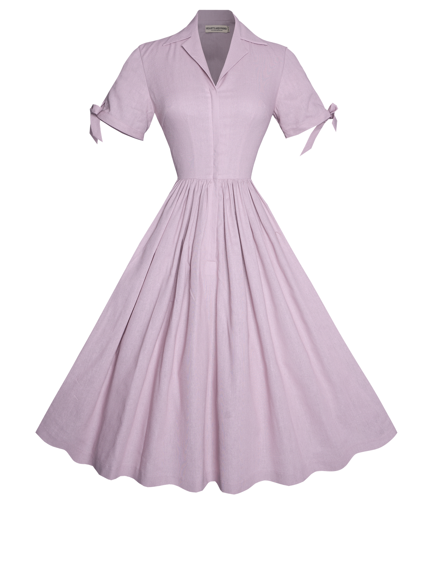 MTO - Trudie Dress in Lilac Purple Linen