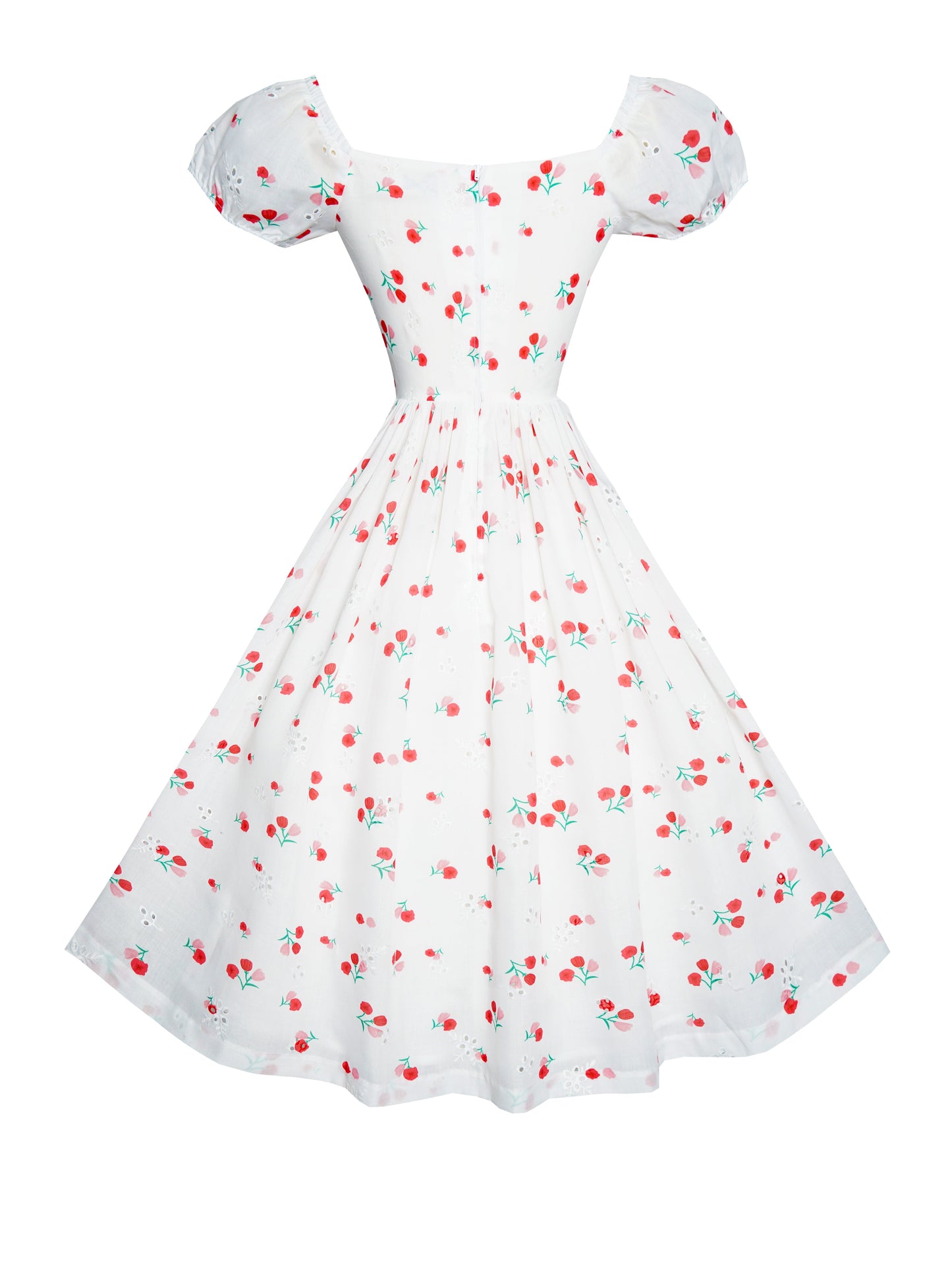 RTS - S - Loretta Dress "Springtime Tulips"