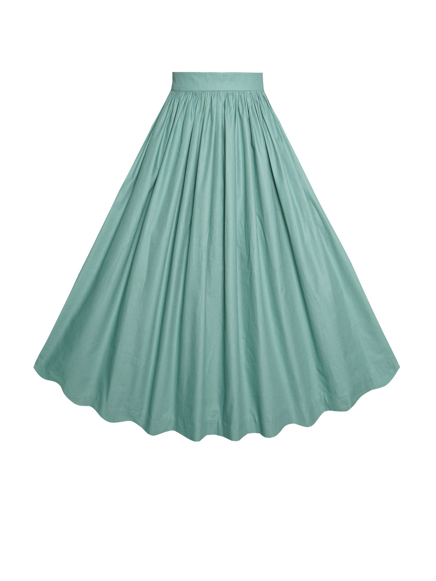 MTO - Lola Skirt Jade Green Cotton