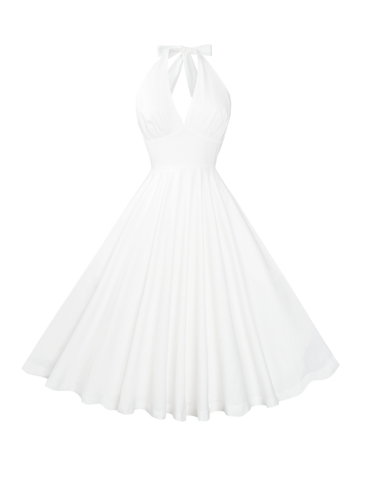 MTO - Mansfield Dress White Cotton