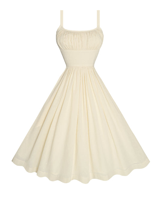 MTO - Grace Dress in "Dotted Swiss" Ivory