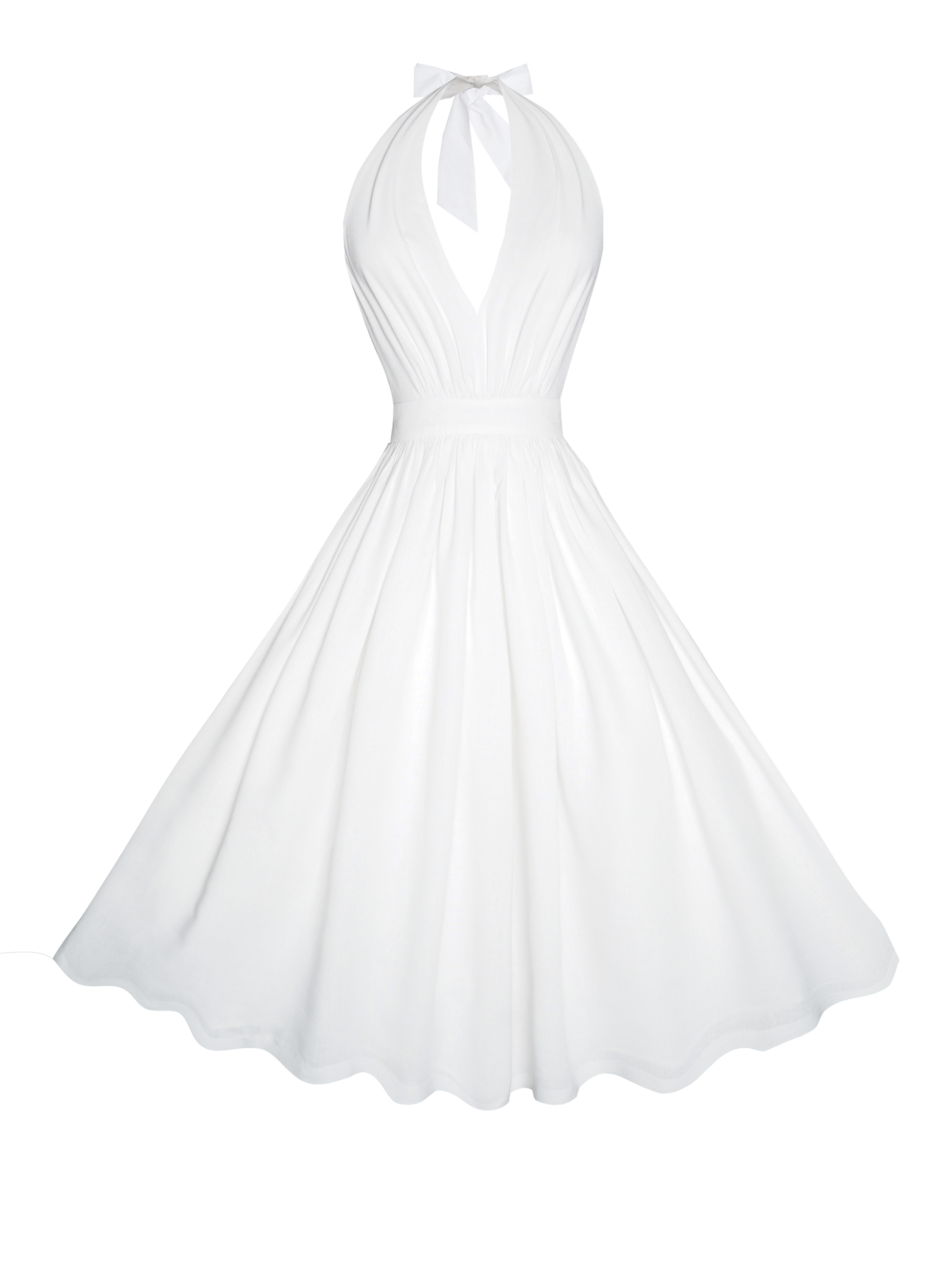 MTO - Charlotte Dress White Linen