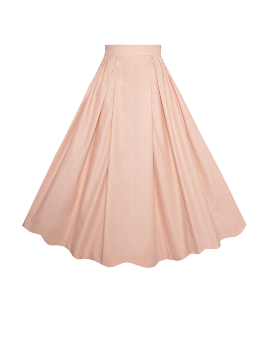 MTO - Ruthie Skirt in Dusty Pink Cotton
