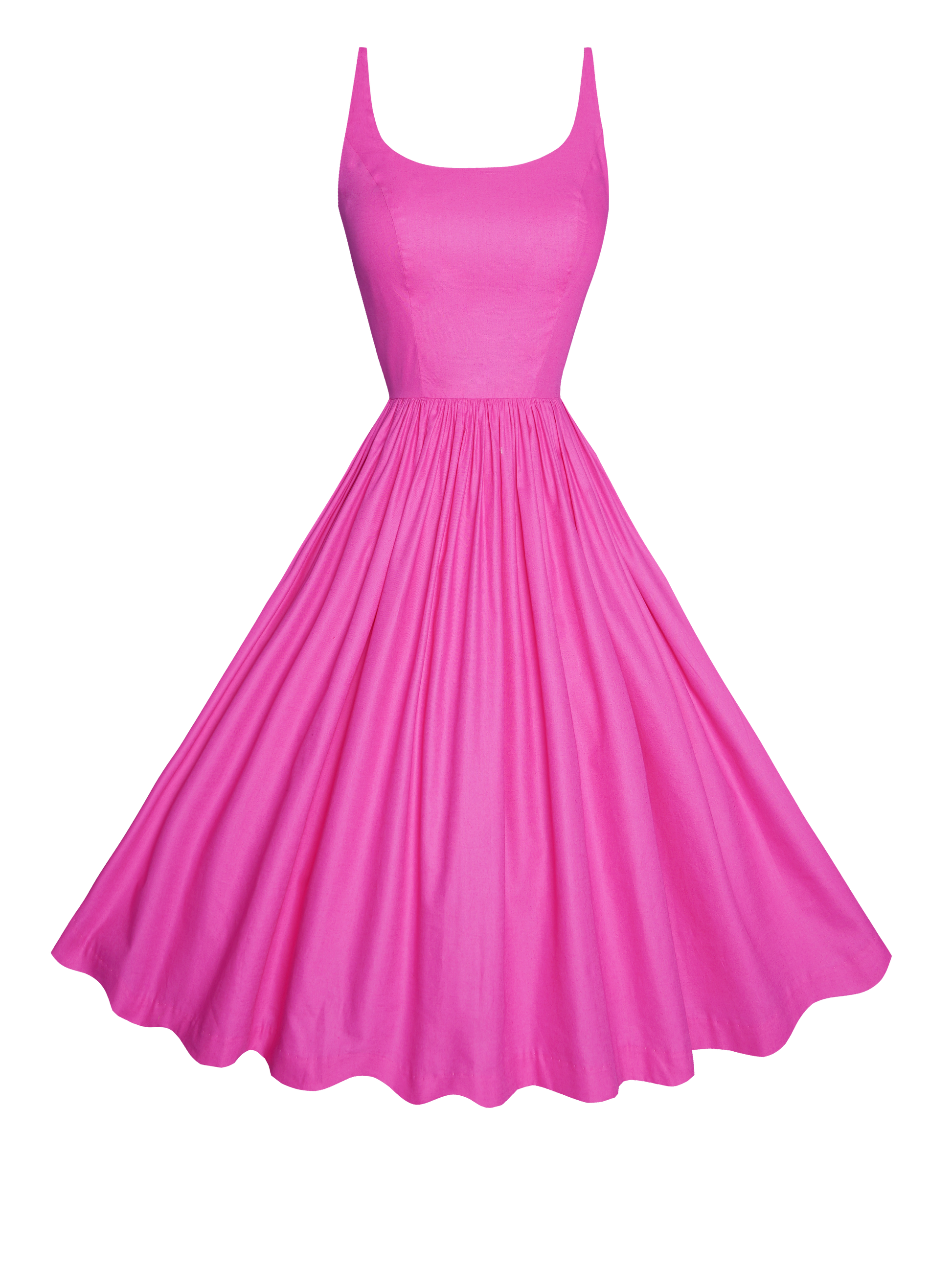 MTO - Penelope Dress Barbie Doll Pink Cotton
