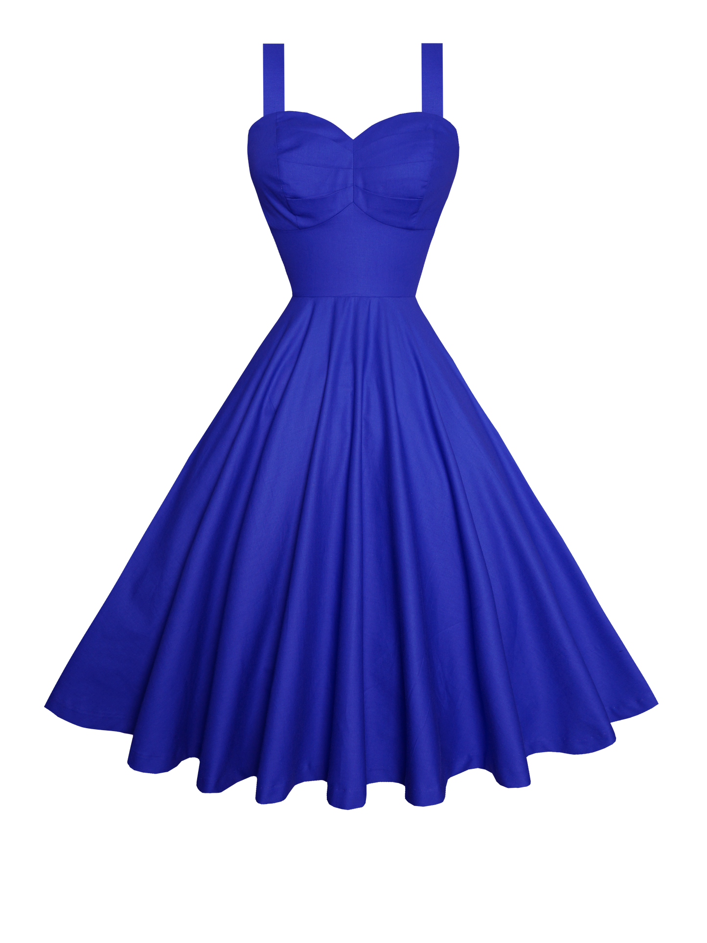 MTO - Catalina Dress Cobalt Blue Cotton