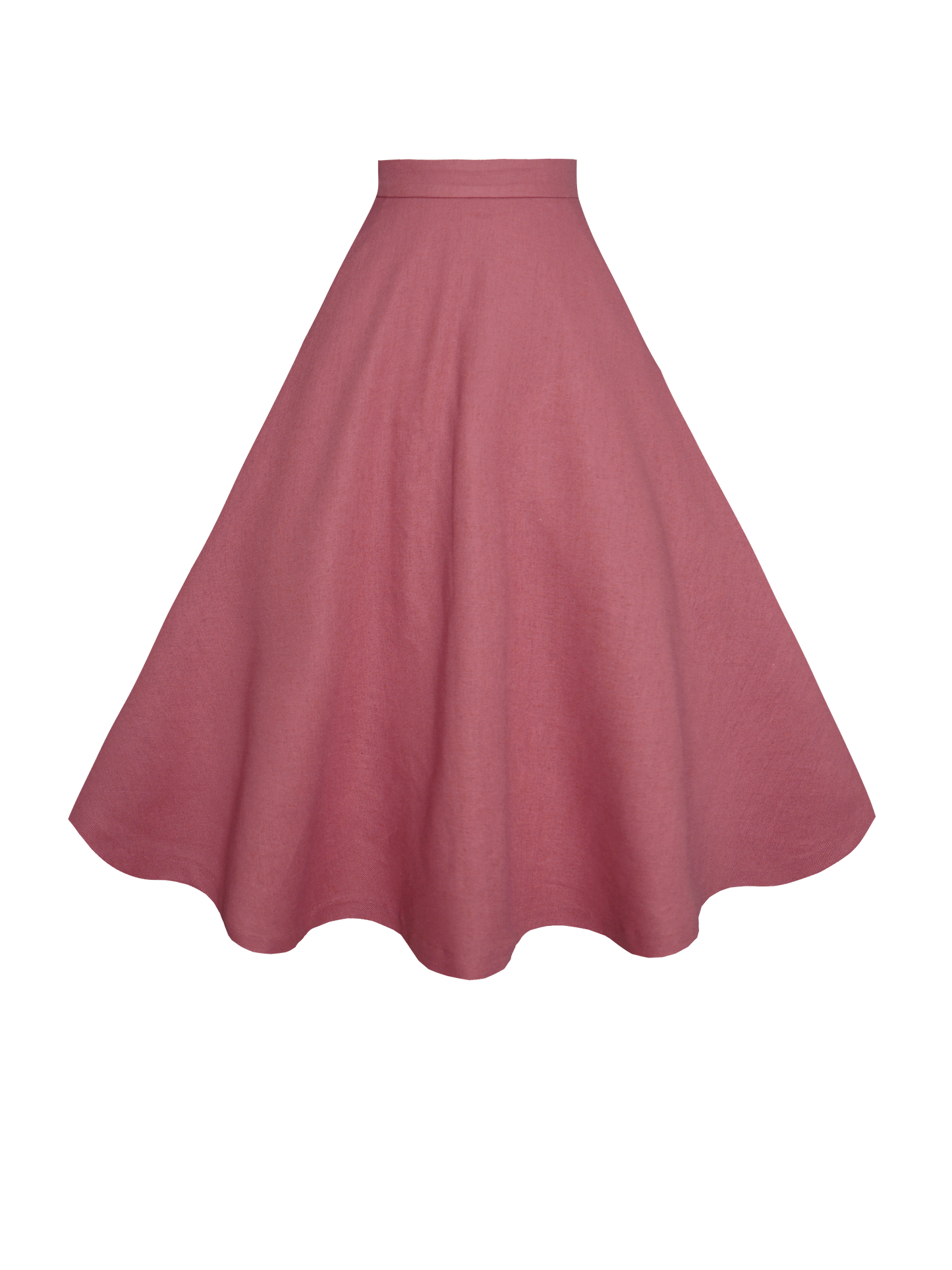 MTO - Lilian Skirt in Antique Rose Linen