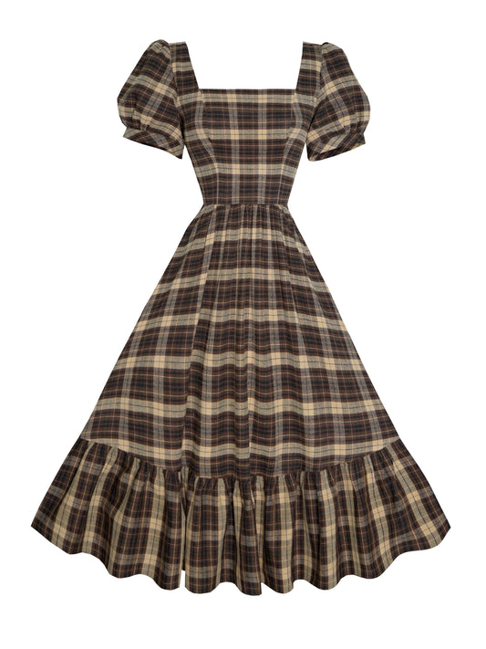 MTO - Isadora Dress in "Mulholland Plaid"