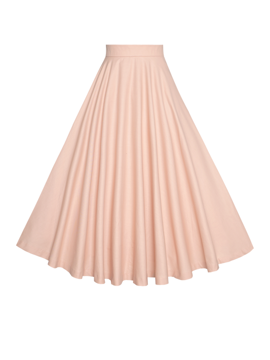 MTO - Lindy Skirt Dusty Pink Cotton