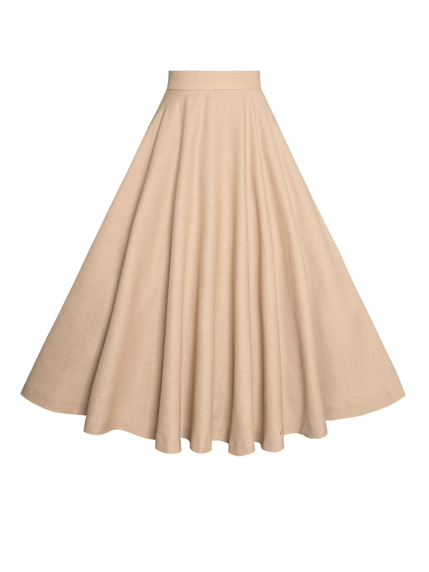 MTO - Lindy Skirt in Sand Dollar Linen