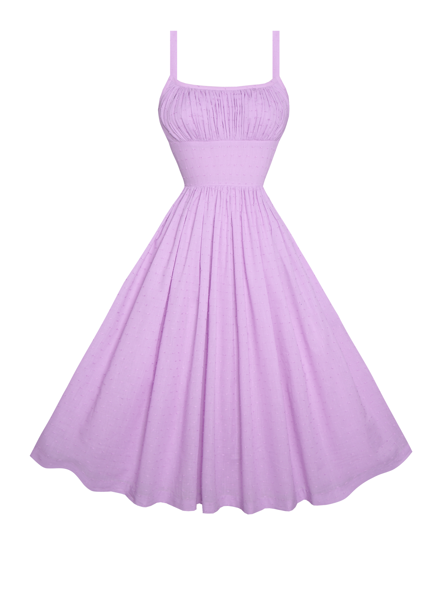 MTO - Grace Dress in "Dotted Swiss" Lavender