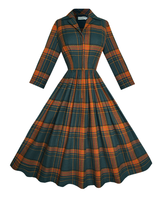 MTO - Natalie Dress "Harvest Plaid"