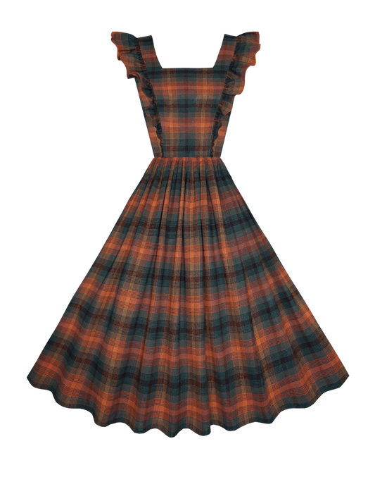 MTO - Lorraine Dress in "Hunters Plaid"