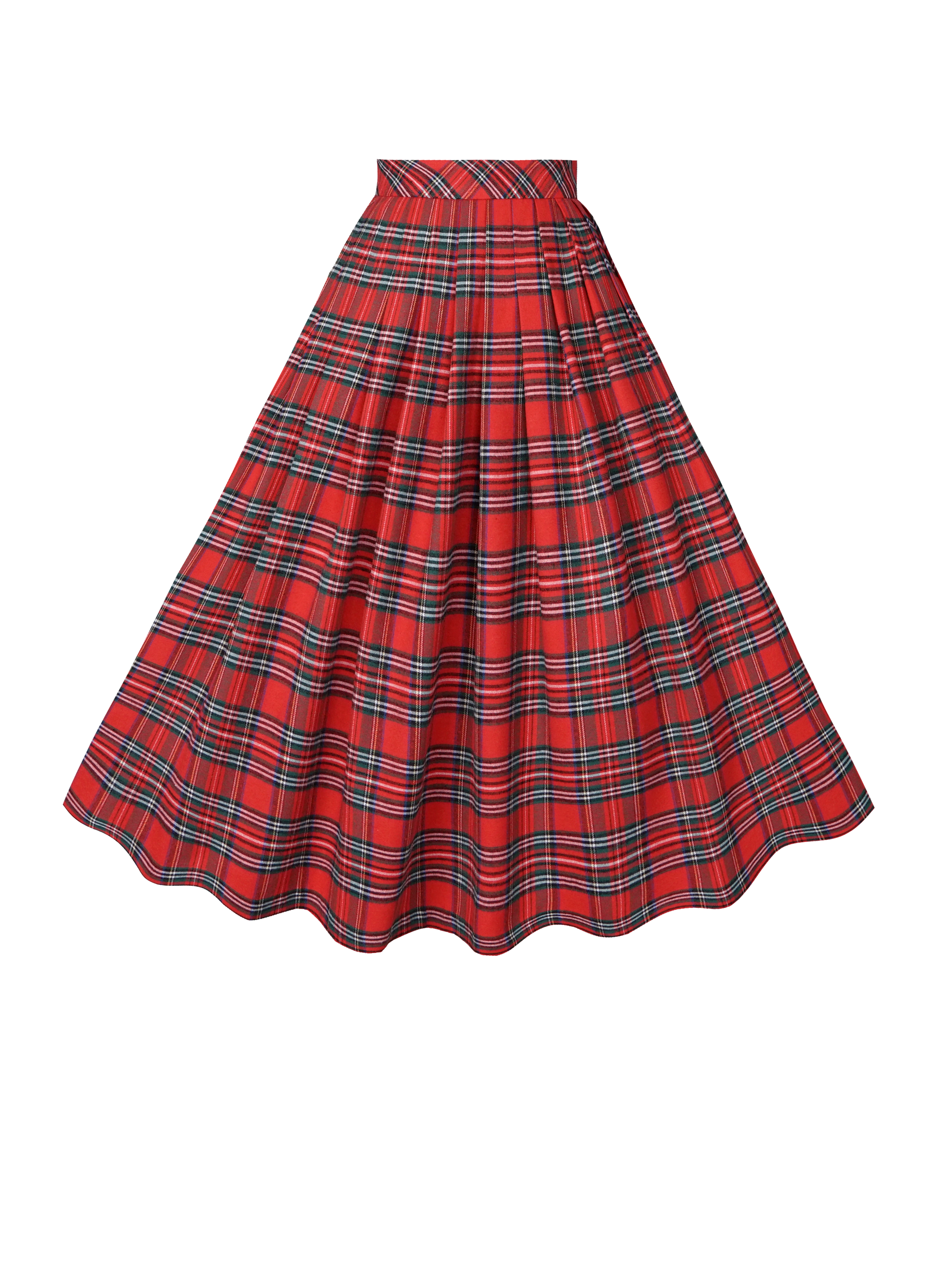MTO - Ruby Skirt "Christmas Gone Plaid"