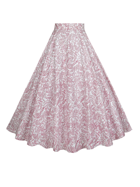 MTO - Lindy Skirt "French Countryside" Red