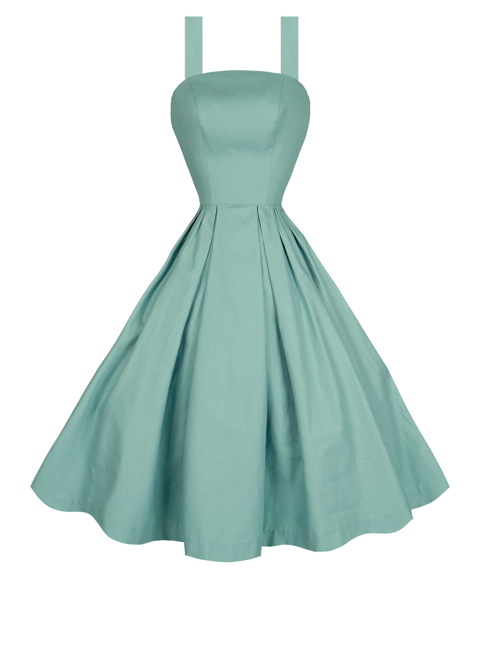MTO - Lana Dress Jade Green Cotton