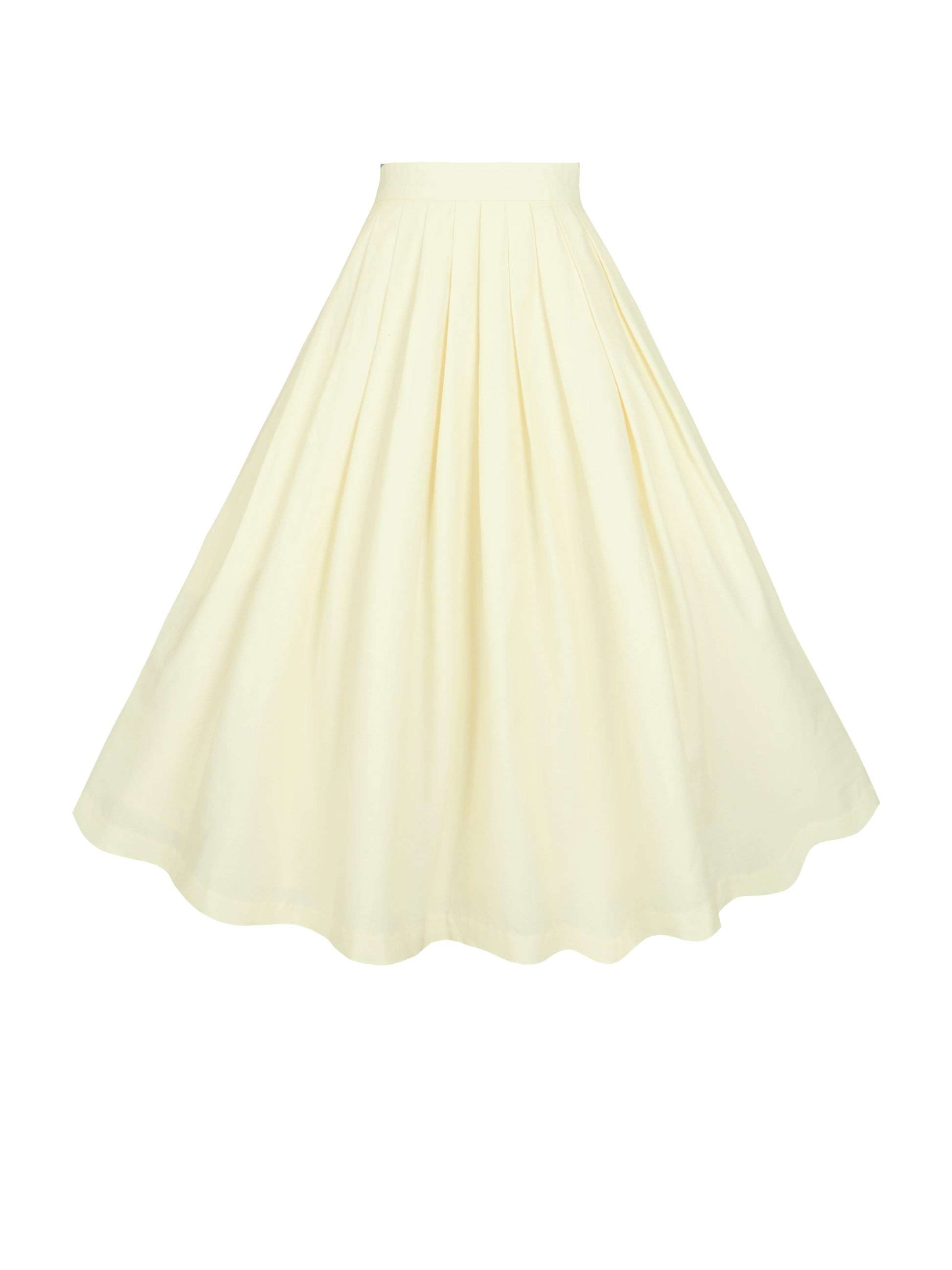 MTO - Ruby Skirt Buttercream Cotton