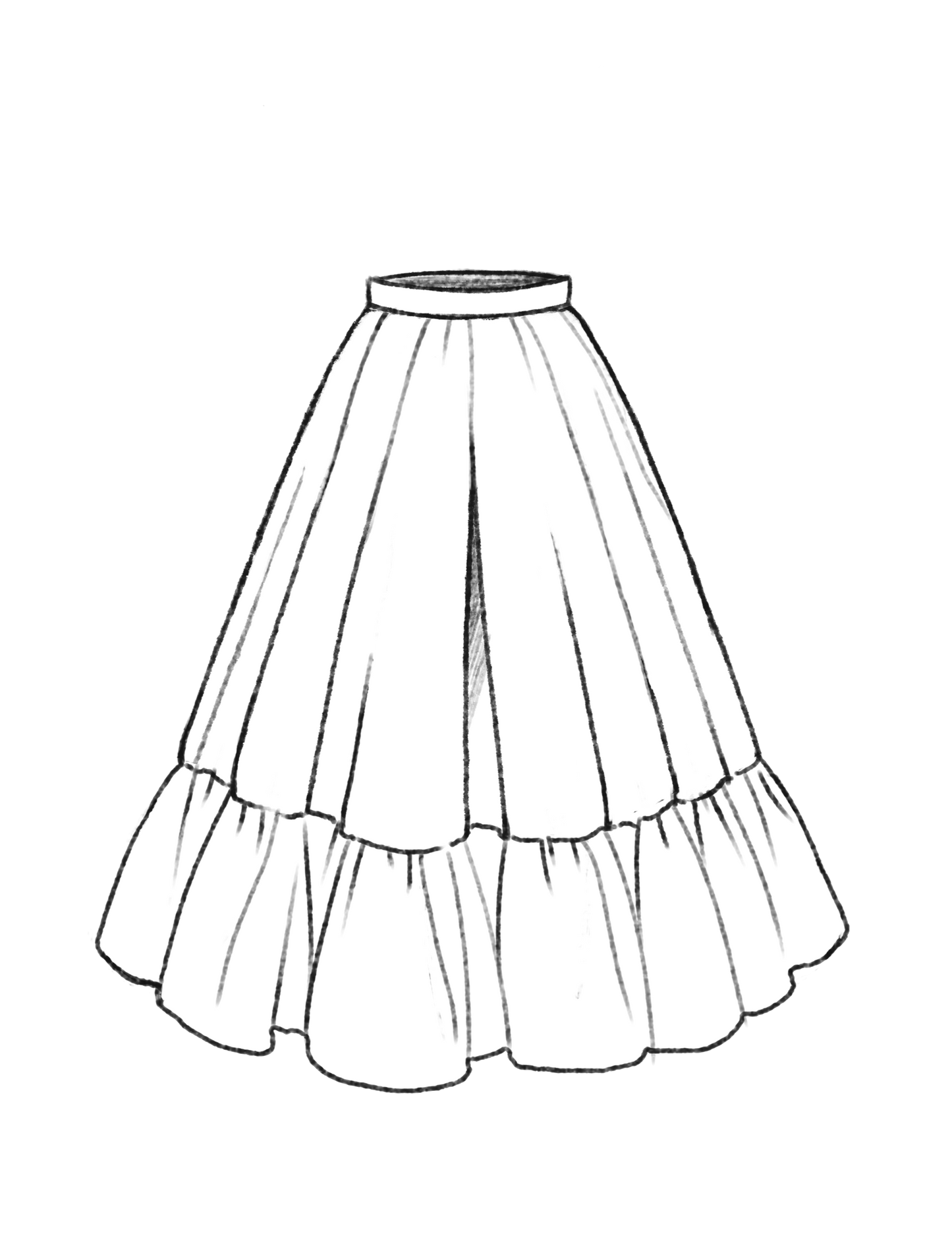 1 Tier Skirt