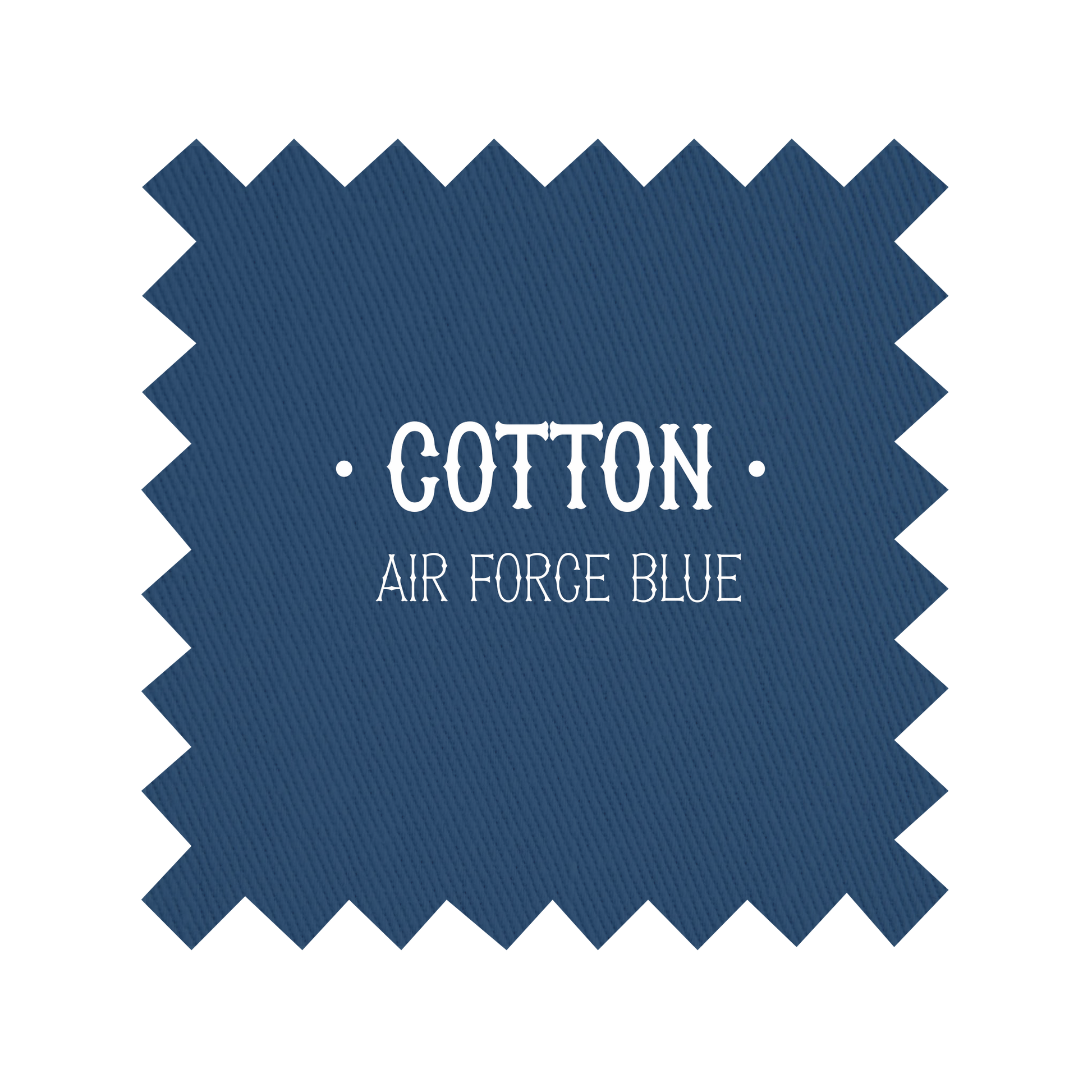 Fabric in Air Force Blue Cotton - By the Yard