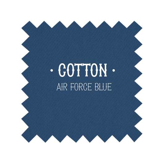 Fabric in Air Force Blue Cotton - By the Yard