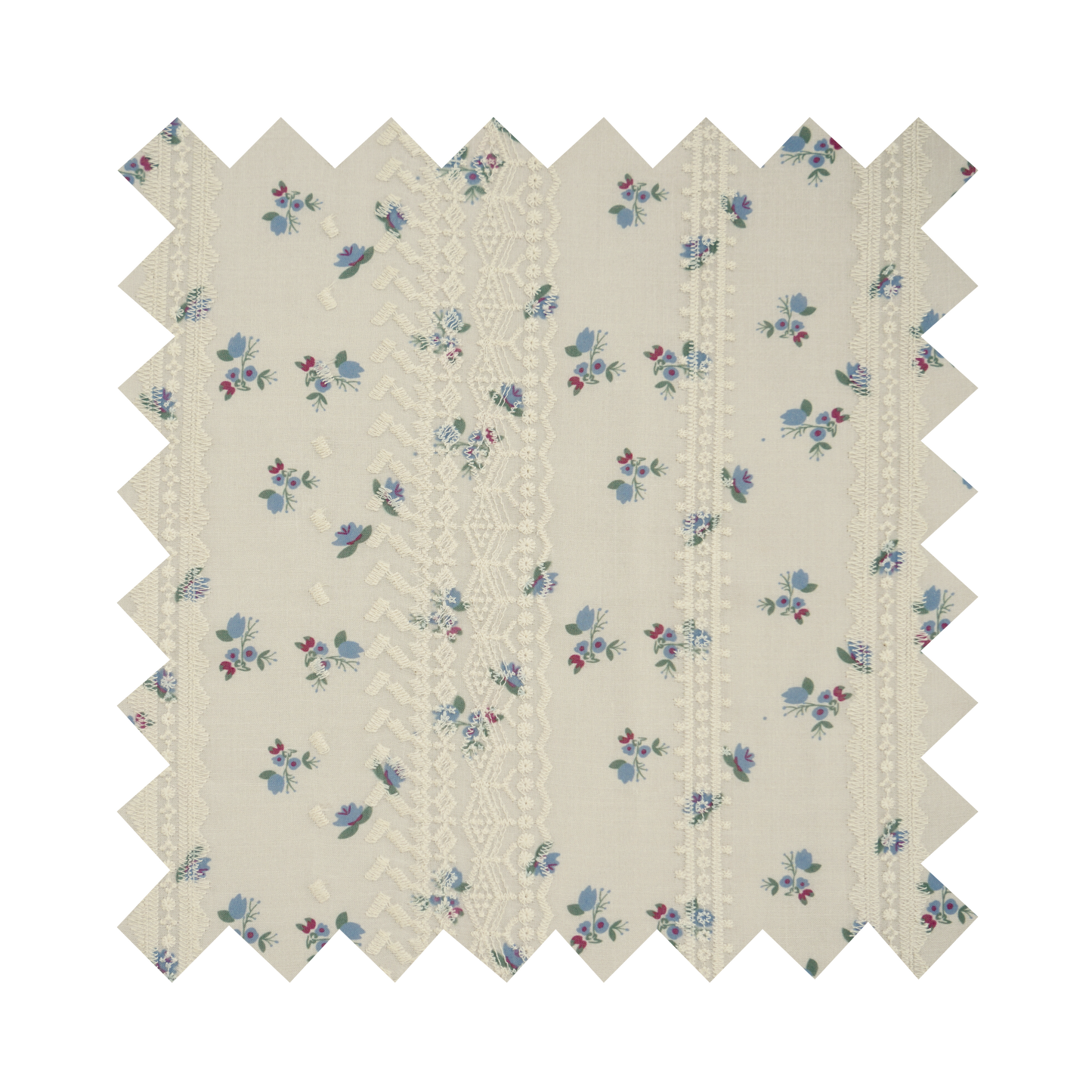 Fabric "April in Love" Blue - By the Yard