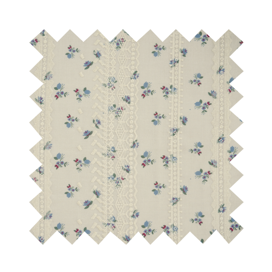 Fabric "April in Love" Blue - By the Yard