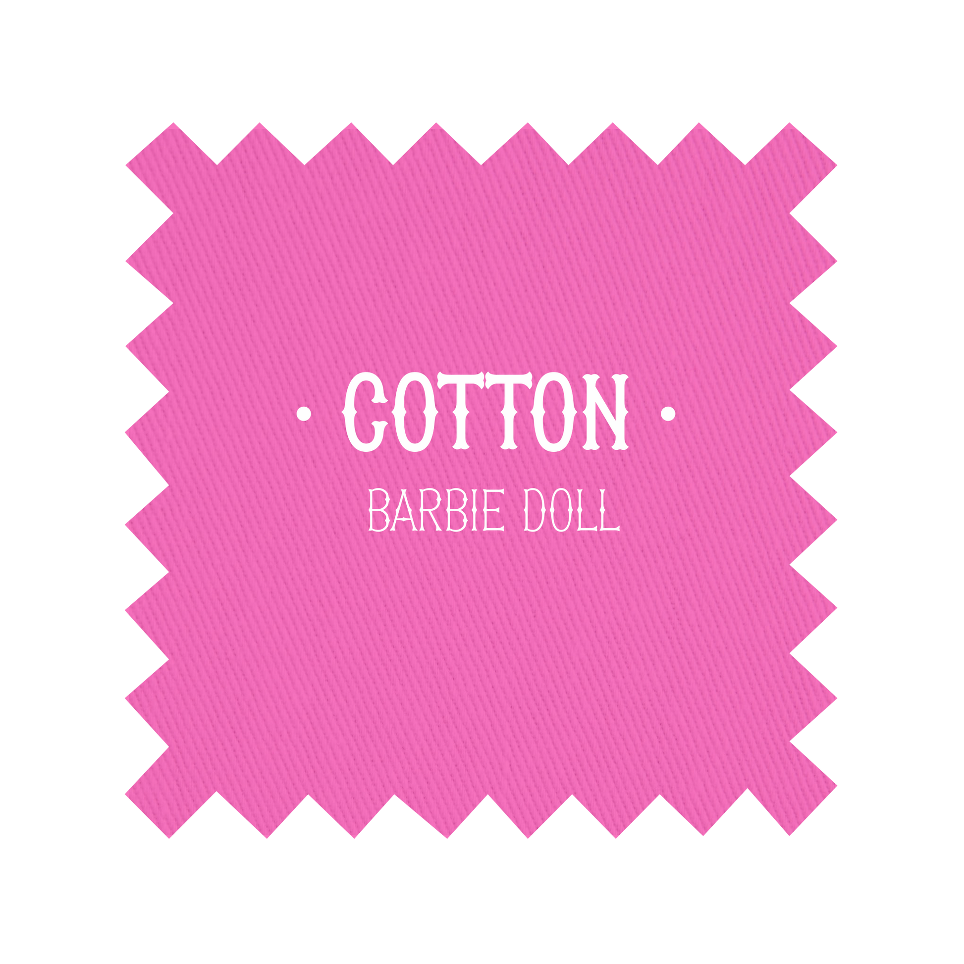 Fabric in Barbie Doll Pink Cotton - By the Yard