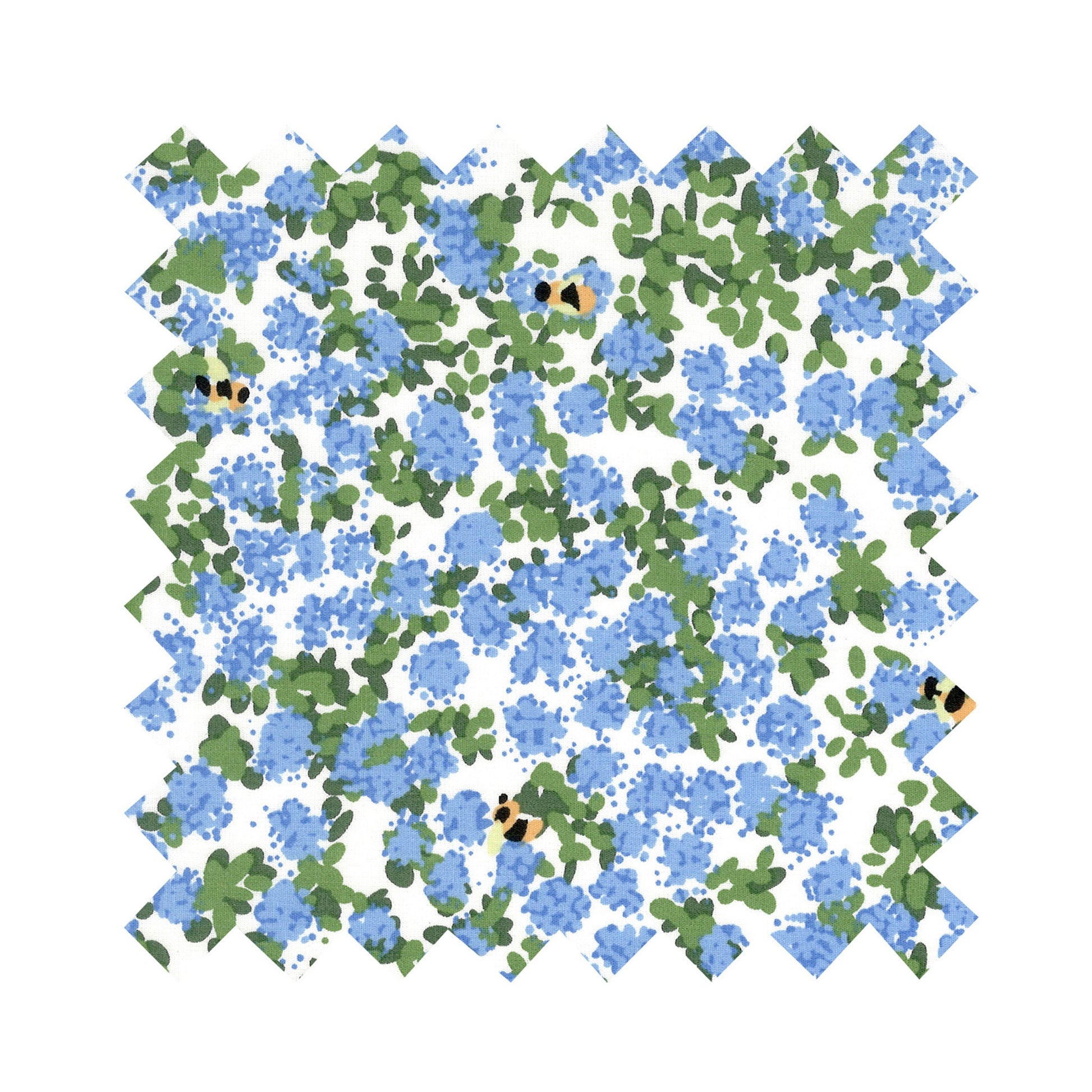 Fabric "Beeloved Blooms" Blue - By the Yard