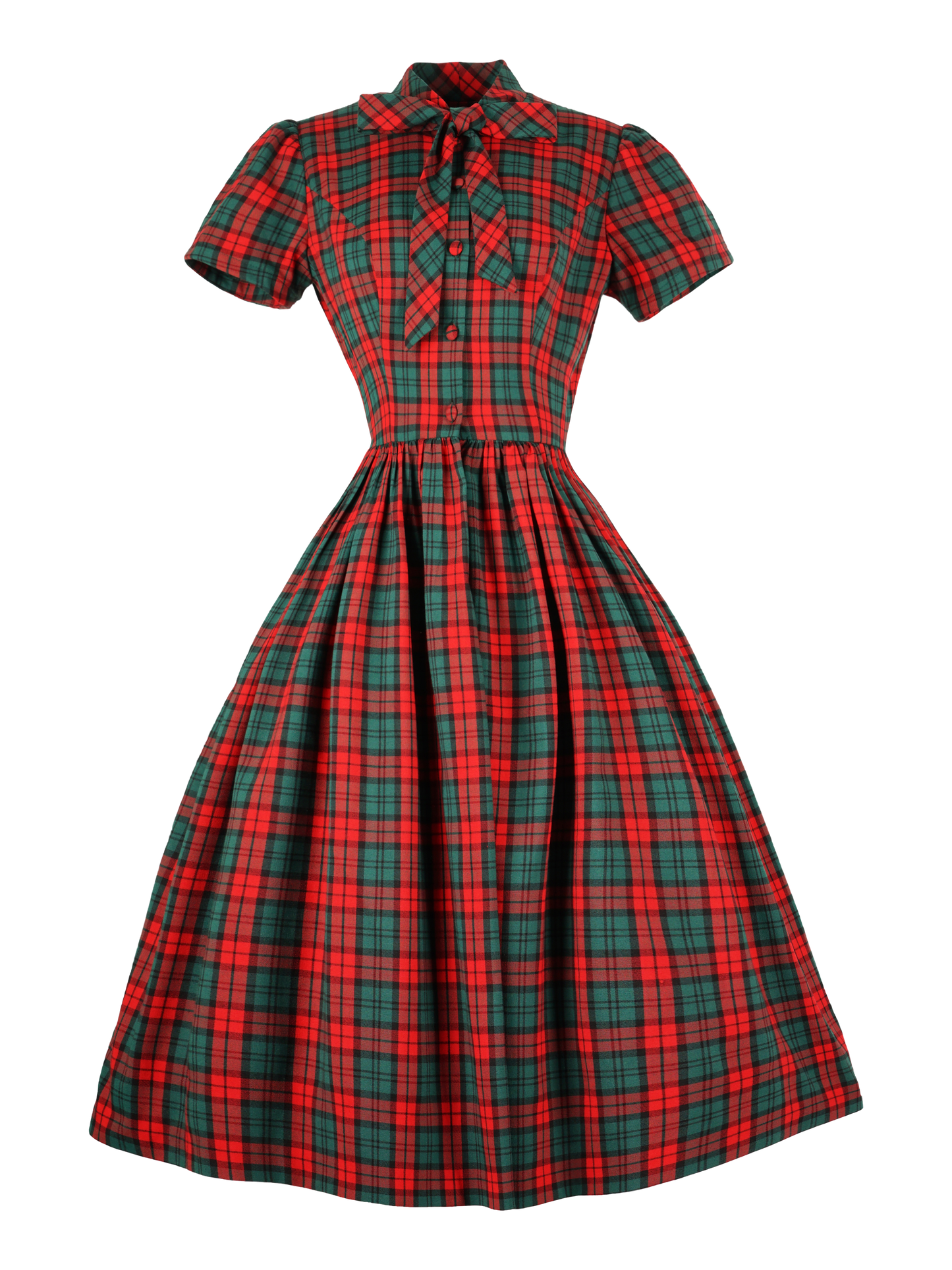 MTO - Bonnie Dress "Plaid Tidings"