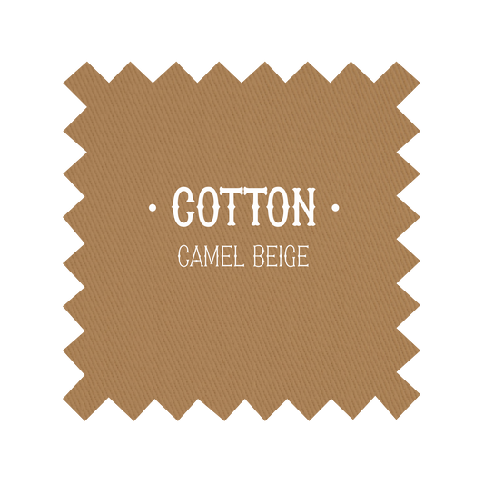 Fabric Camel Beige Cotton - By the Yard