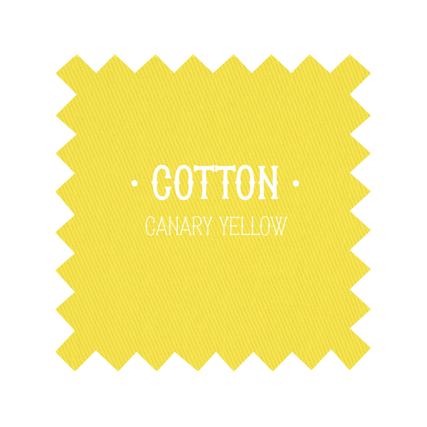 Fabric in Canary Yellow Cotton - By the Yard