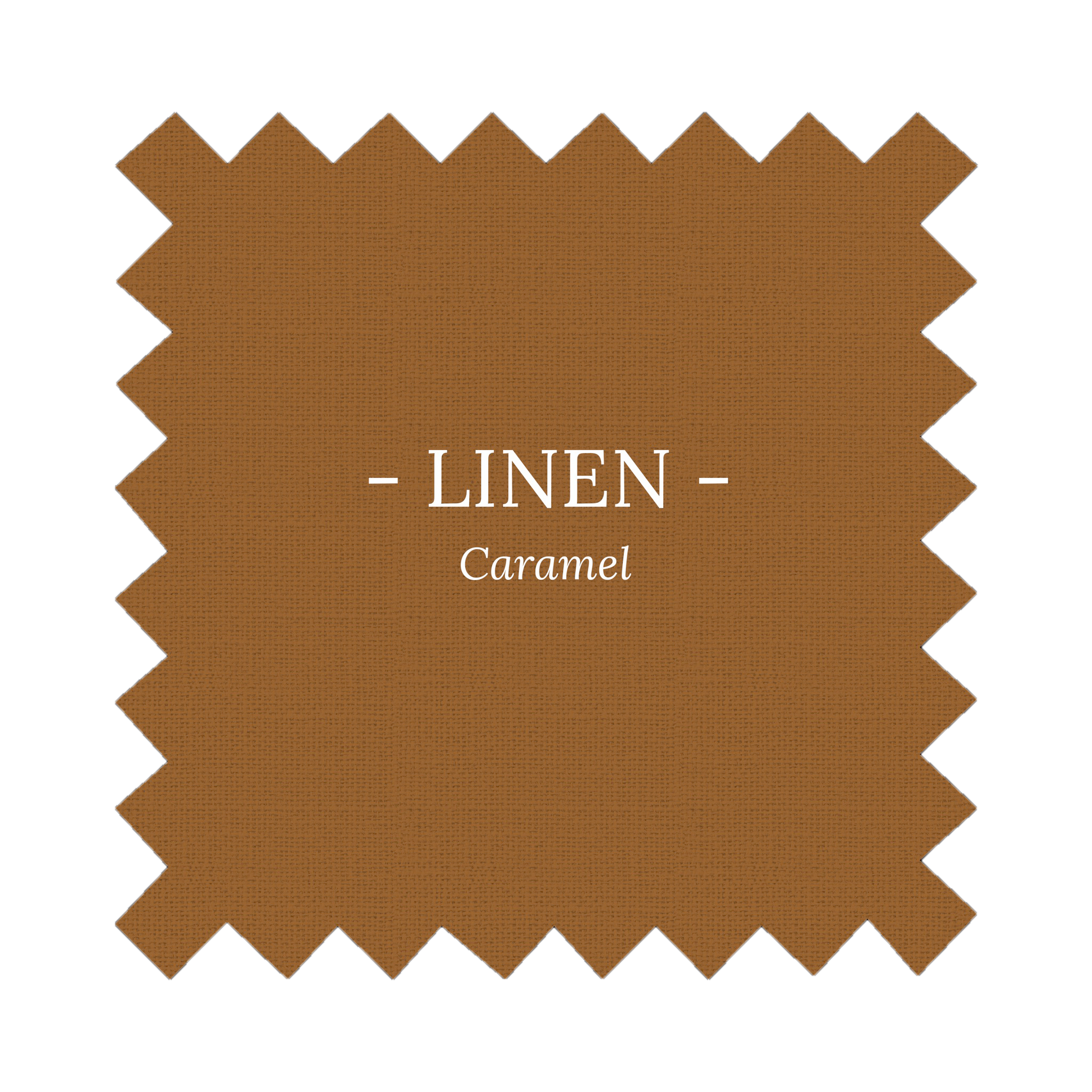 Fabric in Caramel Linen - By the Yard