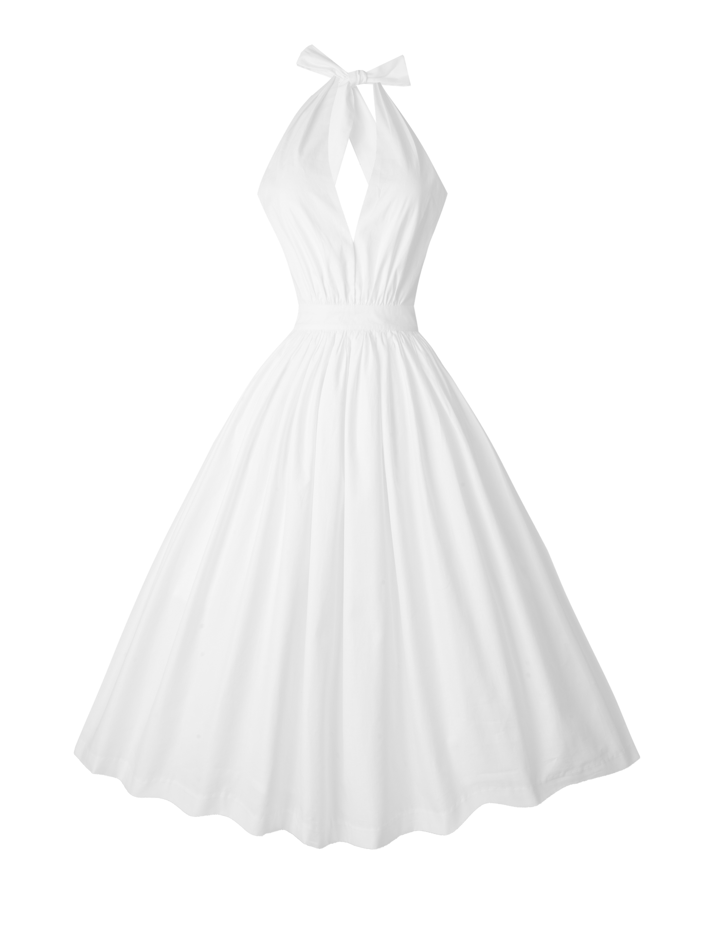 MTO - Charlotte Dress White Cotton