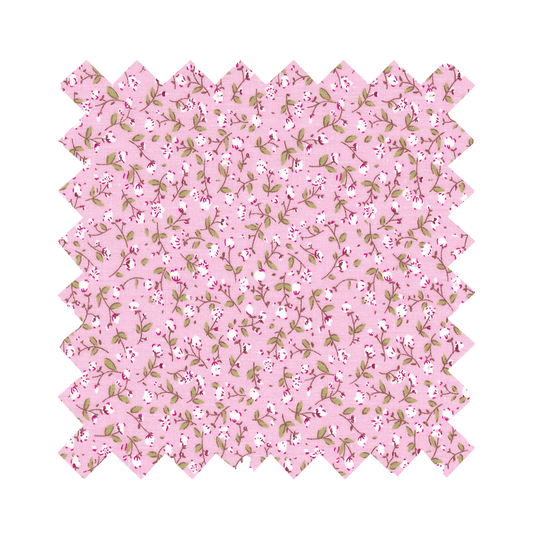 Fabric "Delicate Blossoms" Pink - By the Yard
