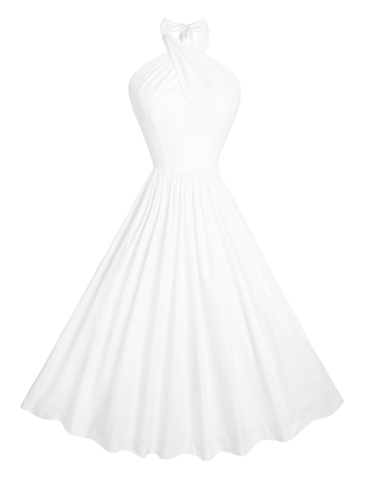 MTO - Ethel Dress White Cotton