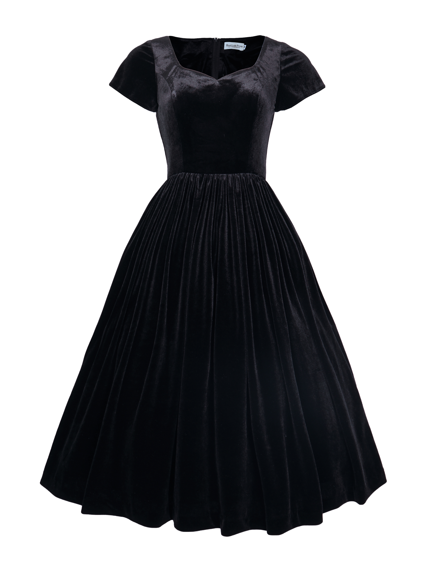 Fabric Pitch Black Velvet - By the Yard