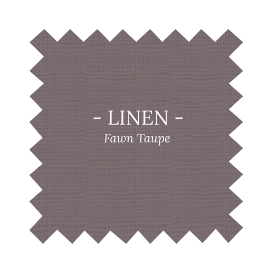 Fabric Fawn Taupe Linen - By the Yard