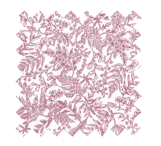 Fabric "French Countryside" Red - By the Yard