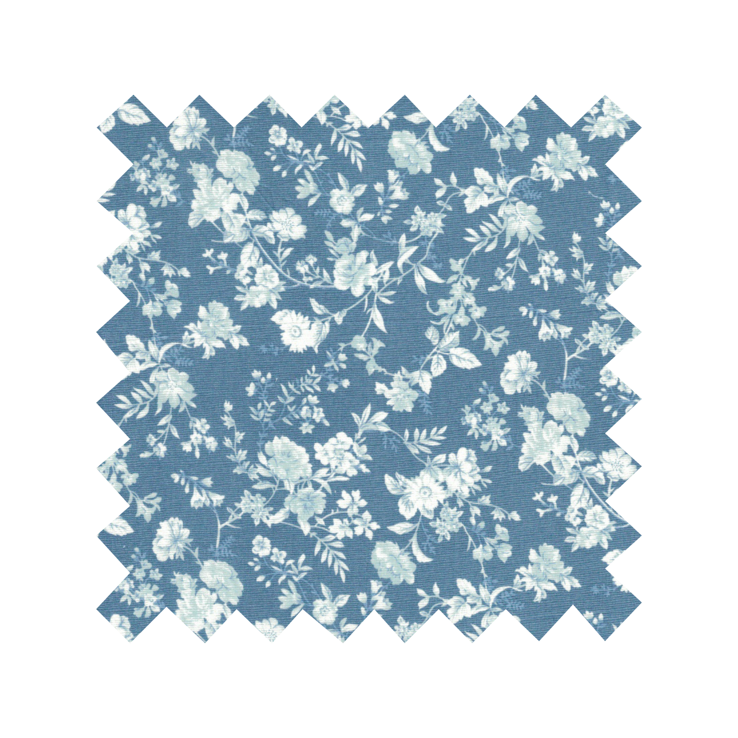 Fabric "Garden Wall" Blue - By the Yard
