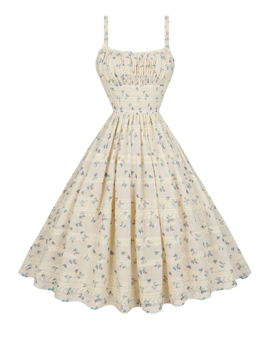 RTS - S - Kelly Dress "April in Love" Blue