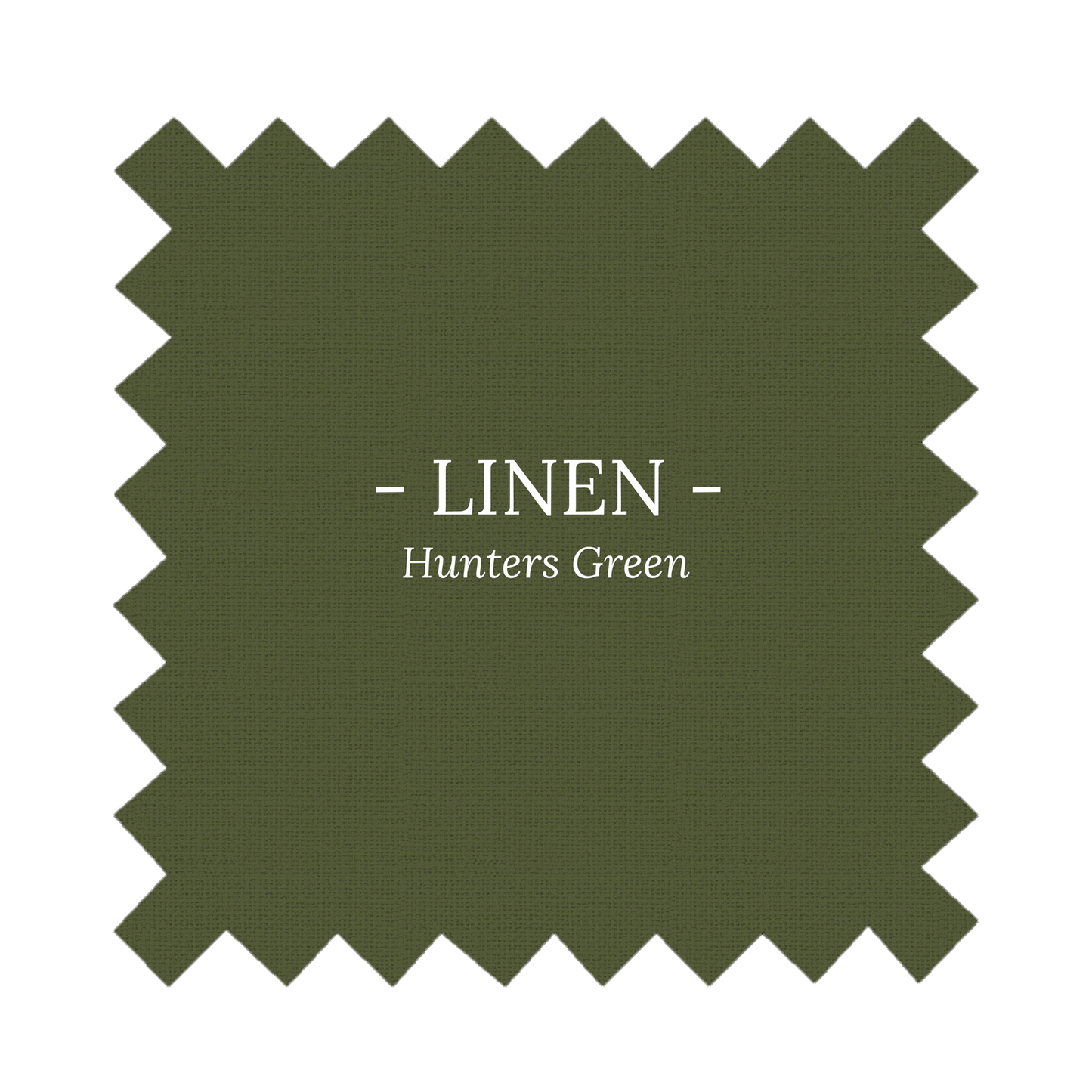 Fabric in Hunters Green Linen - By the Yard