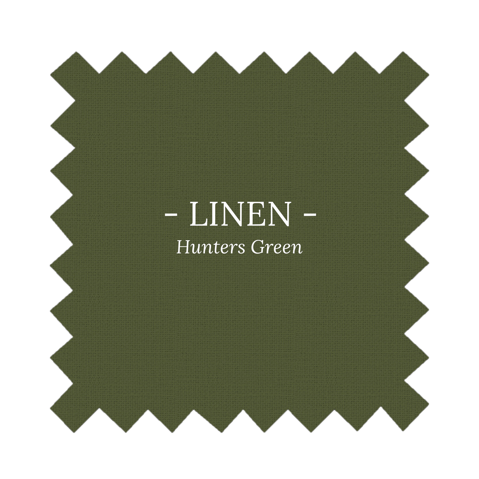 Fabric in Hunters Green Linen - By the Yard
