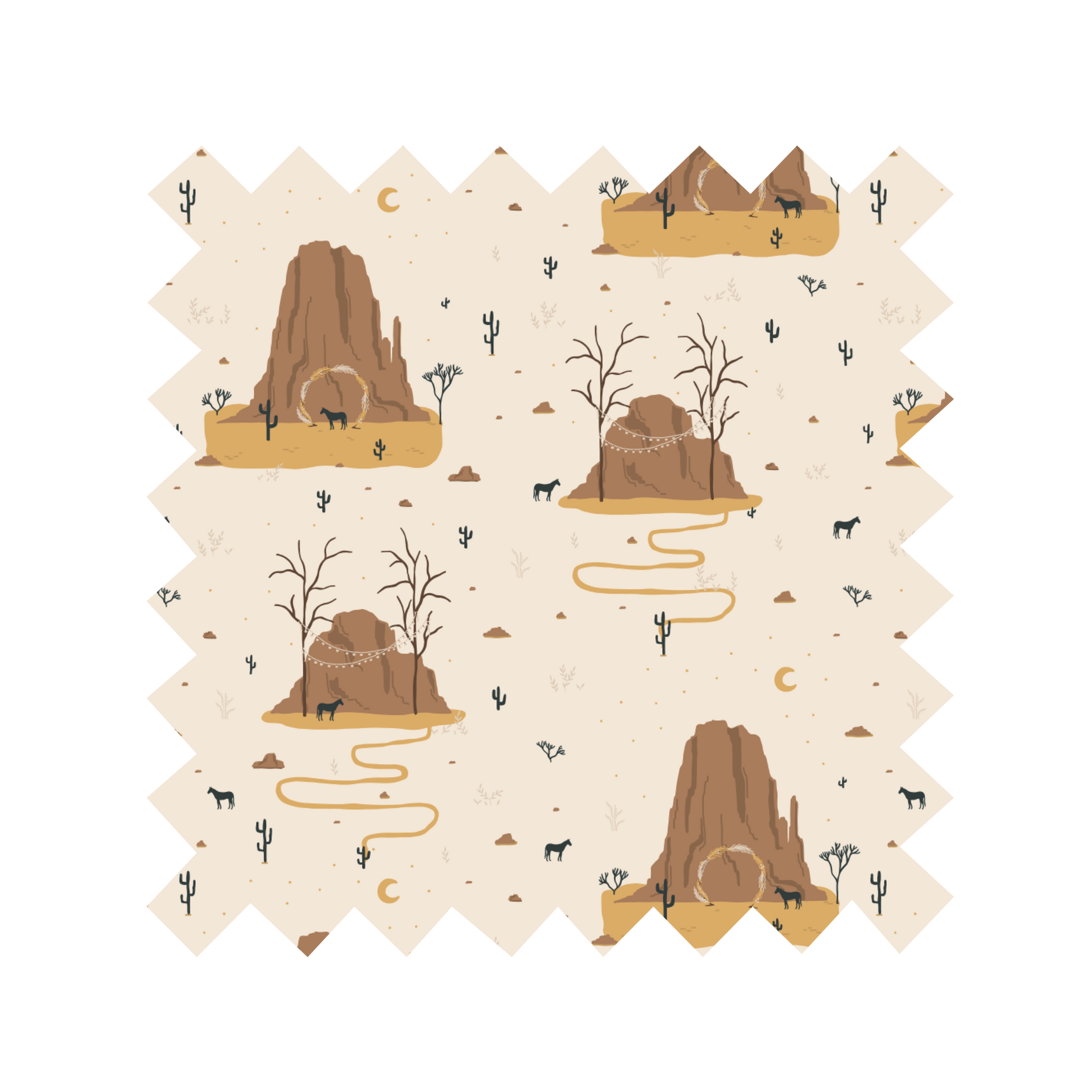 Fabric "Lonesome Cowboy" - By the Yard