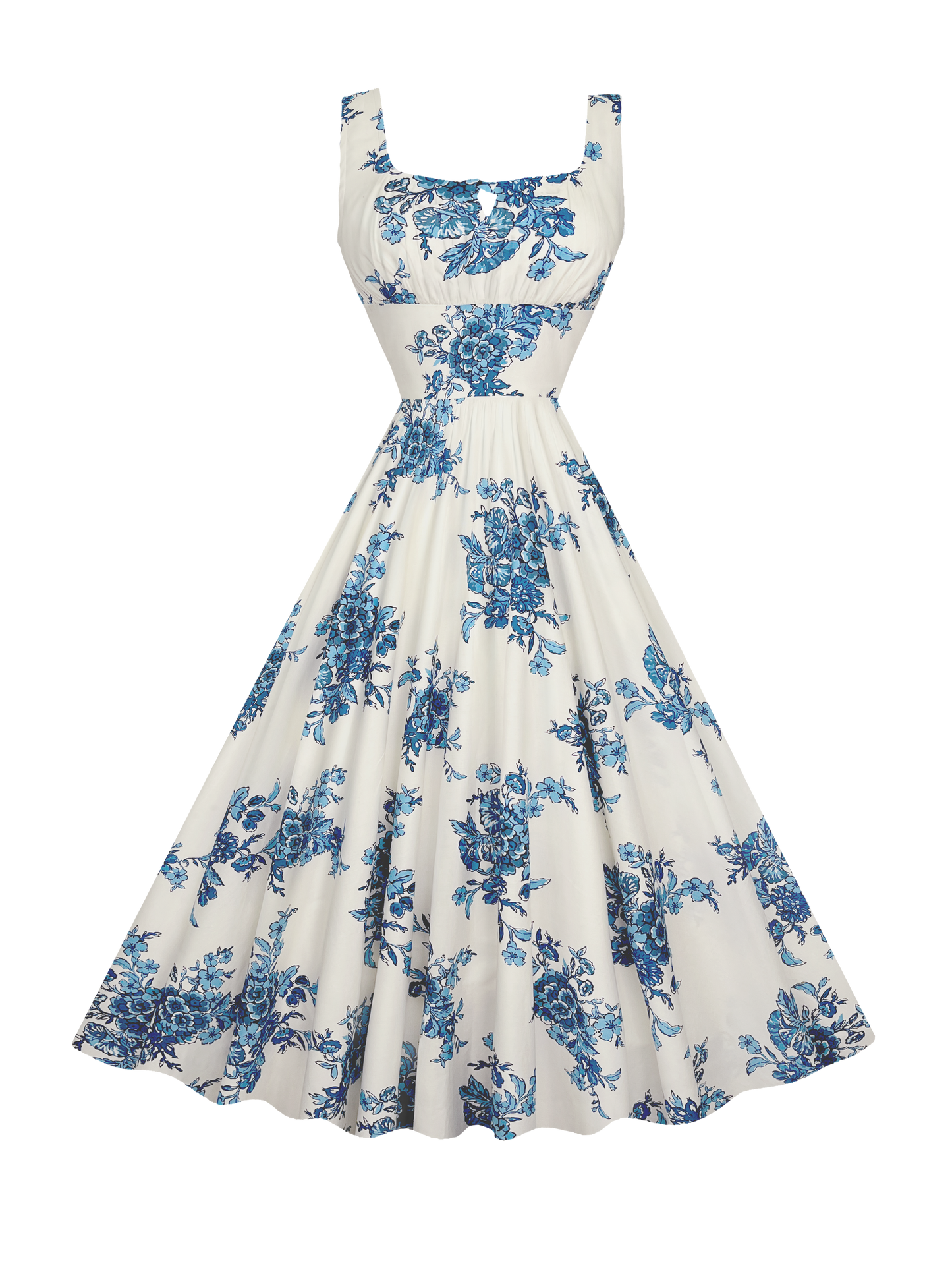 RTS - S - Michelle Dress "Bleu de Fleur"