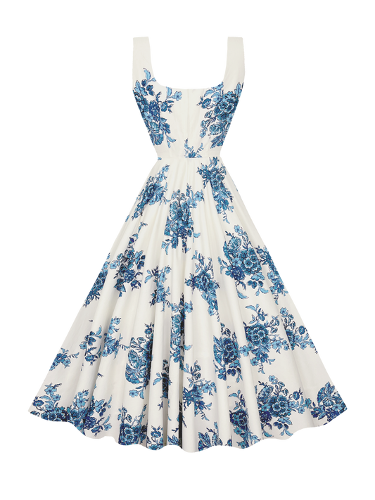 RTS - S - Michelle Dress "Bleu de Fleur"