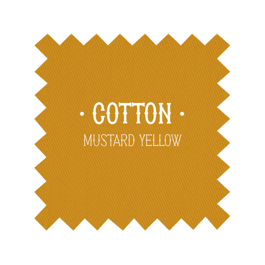 Fabric Mustard Yellow Cotton - By the Yard