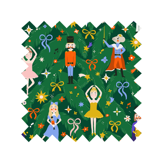Fabric "Nutcracker Christmas" - By the Yard