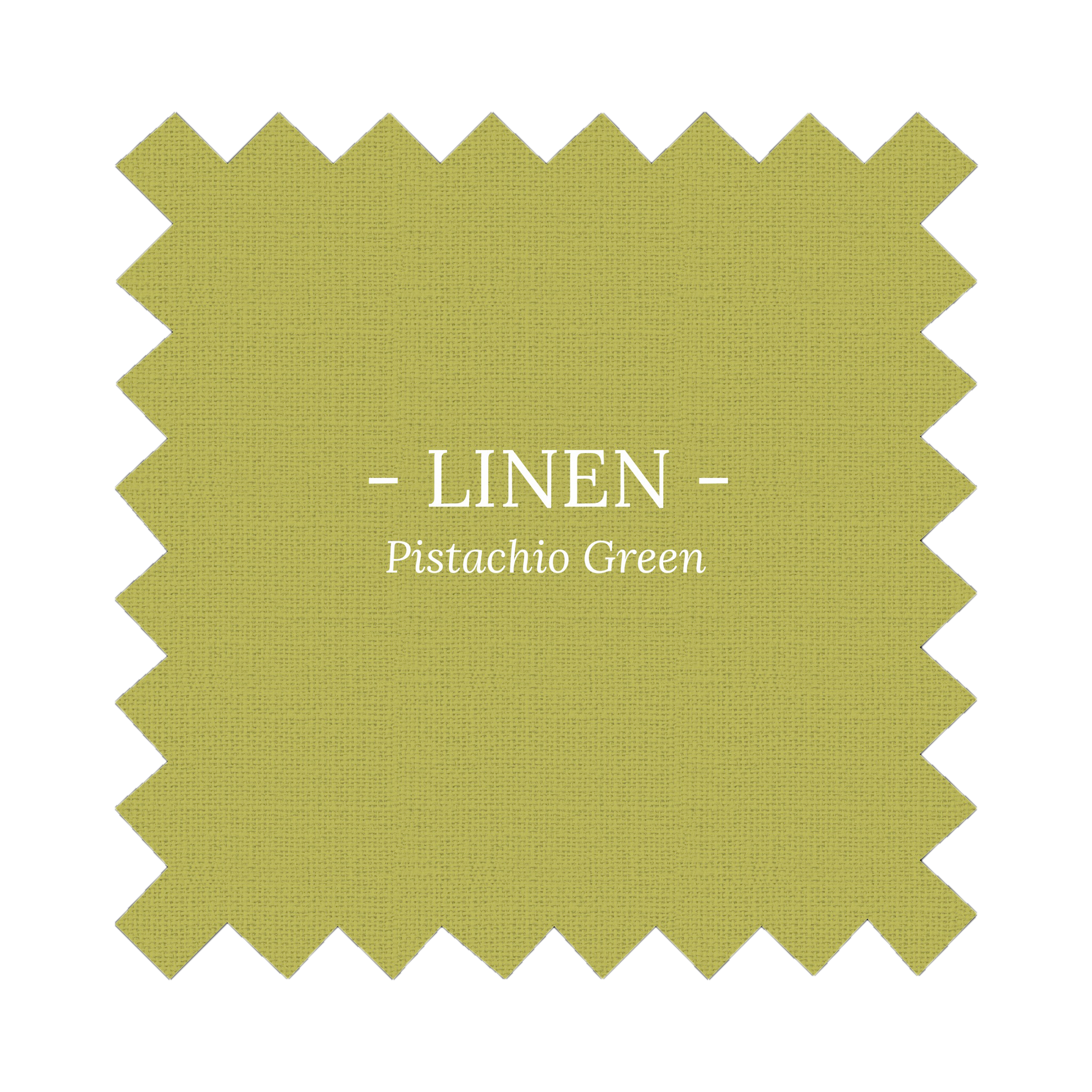 Fabric in Pistachio Green Linen - By the Yard