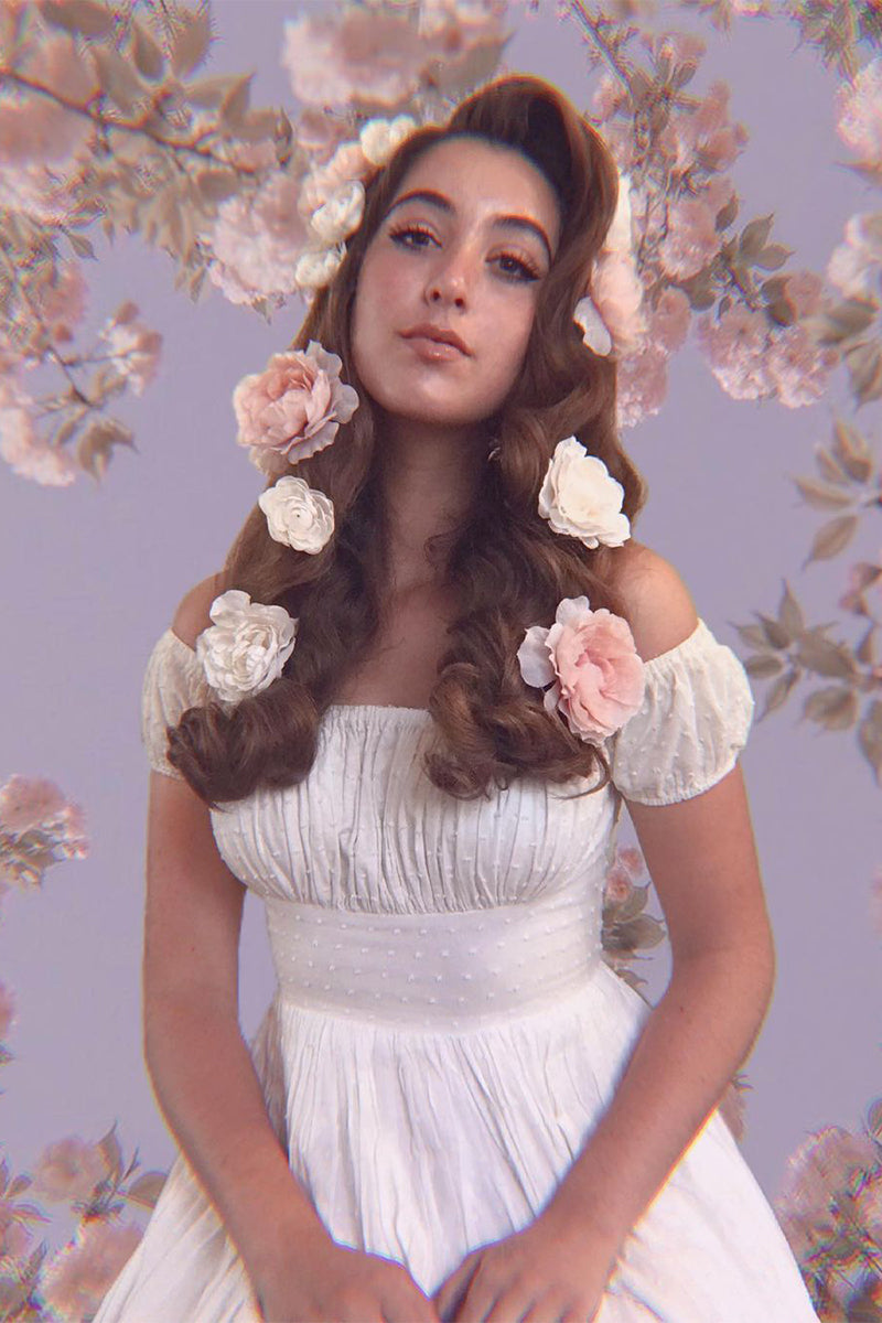 RTS - Loretta Dress in "Dotted Swiss" White