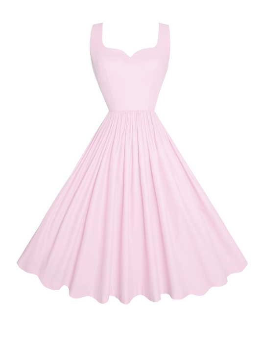 RTS - XL - Elizabeth Dress Ballerina Pink Cotton